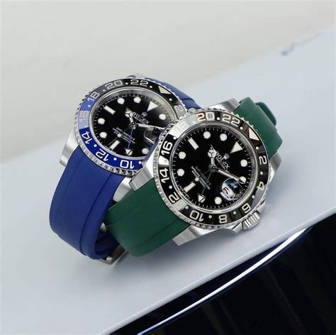 rolex rubber straps|Rolex rubber strap replacement.